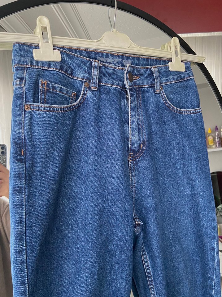 Koyu mavi kot pantolon - Görsel 2