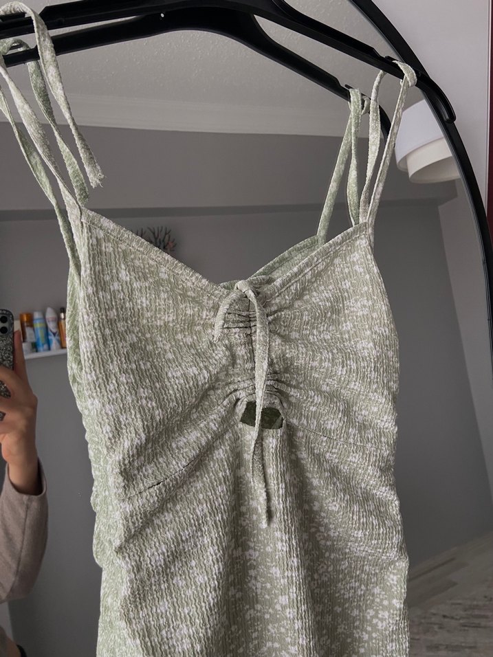 Mini Askılı Elbise - Görsel 2