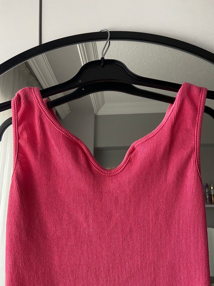 Pembe mini Elbise - Görsel 2