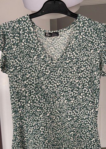 Yeşil Mini Elbise - Görsel 2