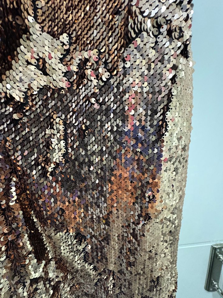 Pulpayet kumaş gece elbisesi - Görsel 3