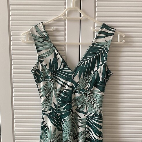 xs Beden H&M desenli elbise