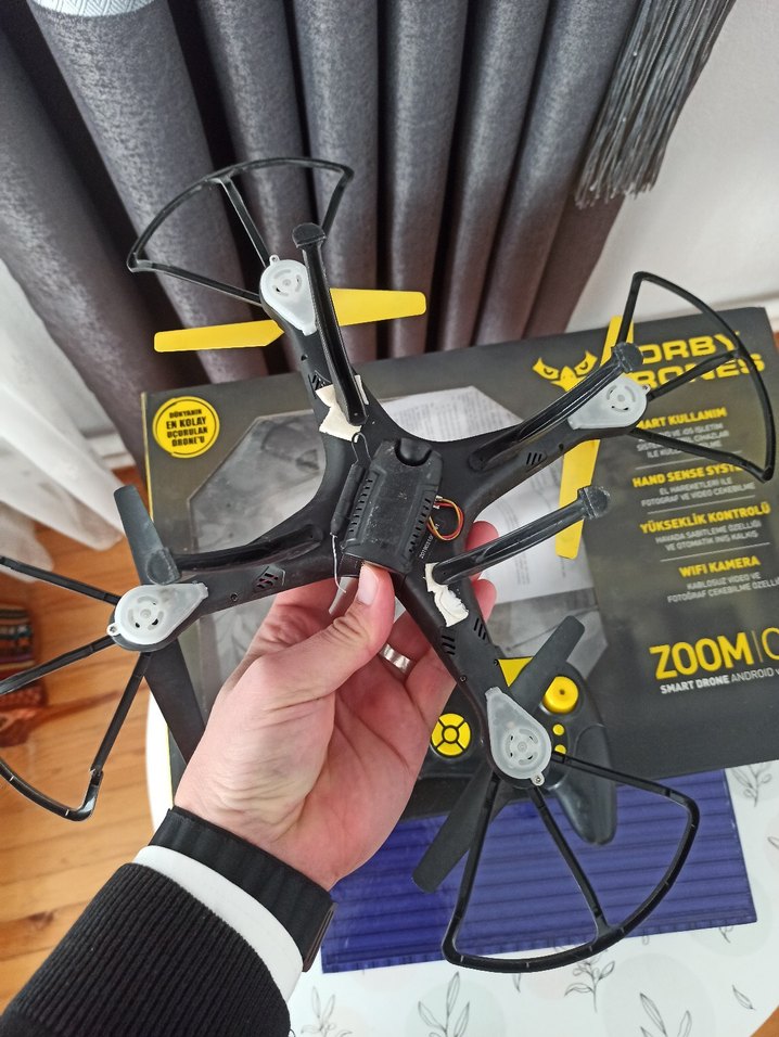 Corby Sarı Siyah Drone ve Kumanda Seti - Görsel 2