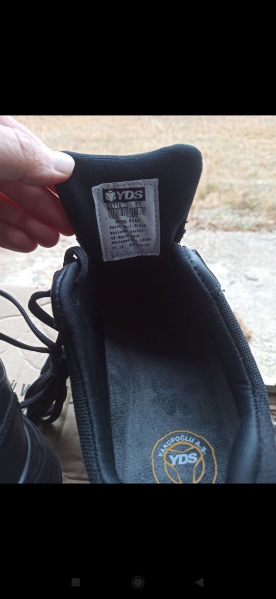 YDS Metronom Siyah Deri Erkek Ayakkabı - Görsel 4