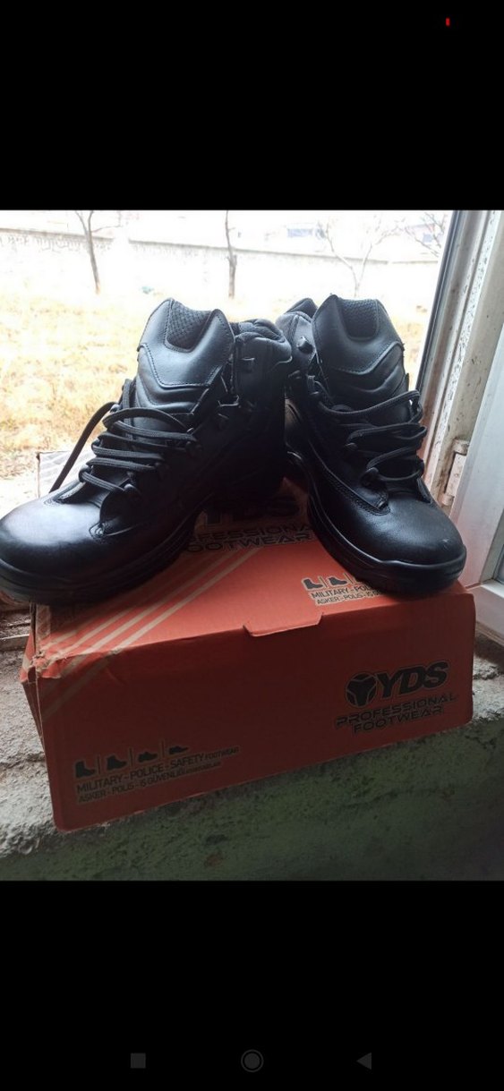 Siyah Erkek Outdoor Kauçuk Bot - Görsel 2