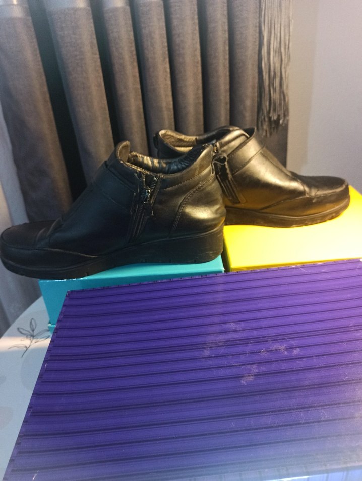 Kadın Siyah Dolgu Topuklu Tokalı Bot - Görsel 3