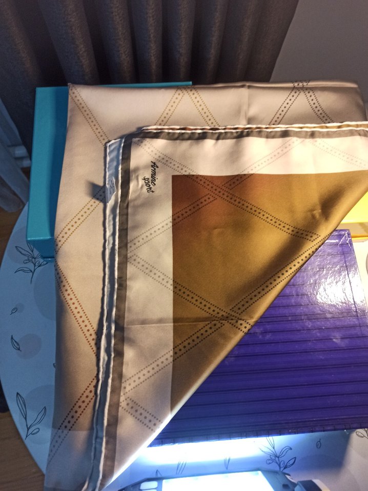 Kadın Pilili Vintage Bohem Eşarp - Görsel 3