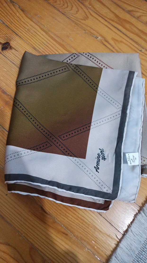 Kadın Pilili Vintage Bohem Eşarp - Görsel 4