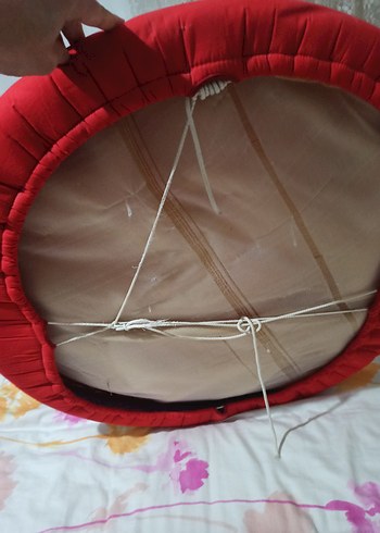 Kırmızı Bebek Taşıma Slingi - Görsel 5