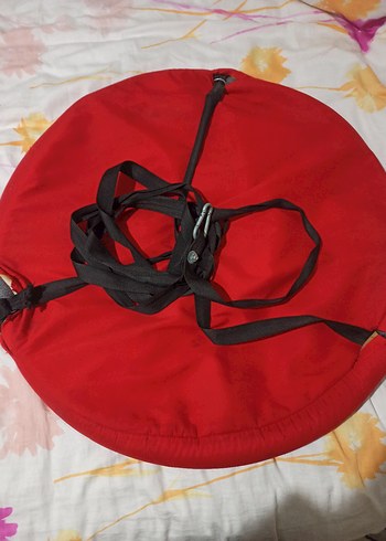 Kırmızı Bebek Taşıma Slingi - Görsel 2
