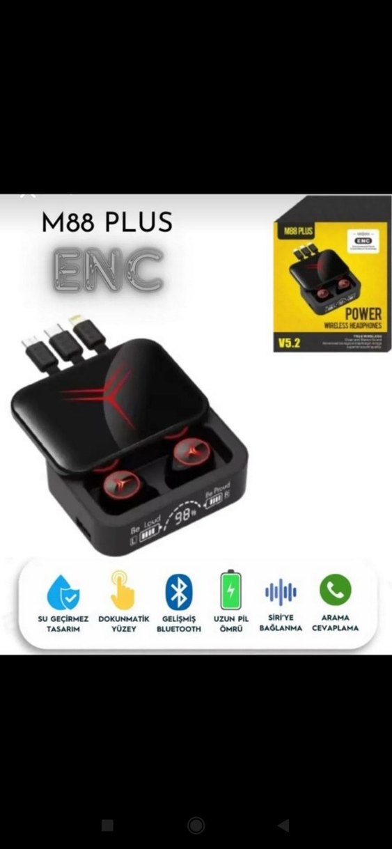 Powerbanklı Bluetooth Kulaklık - Görsel 2