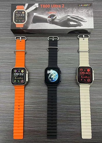 T800 Ultra2 Kablosuz Şarjlı Akıllı Saat Siyah - Görsel 3