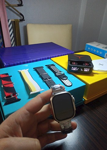 Akıllı Saat ve Powerbanklı Bluetooth Kulaklık - Görsel 7