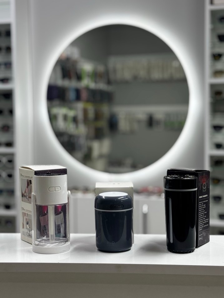 Beyaz ve Gri Hava Temizleyici ve Nemlendirici - Görsel 2