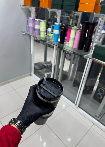 Stanley Kulplu Pipetli Termos Bardak | 1.2L| 24 Saat Soğuk tutan - Görsel 4