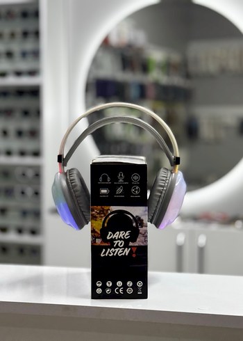 Renkli Kablosuz Mor Kulaklık Y-680 - Görsel 5