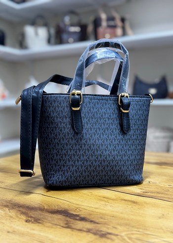 Michael Kors Siyah Desenli Deri Kadın Çanta - Görsel 6