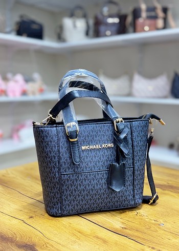 Michael Kors Siyah Desenli Deri Kadın Çanta - Görsel 3