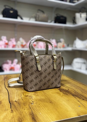 Kahverengi Baskılı Modern Klasik Çanta - Görsel 4