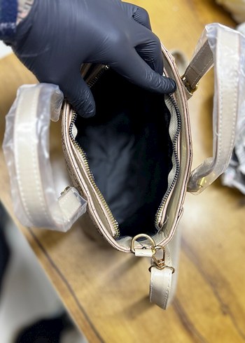 Kahverengi Baskılı Modern Klasik Çanta - Görsel 5