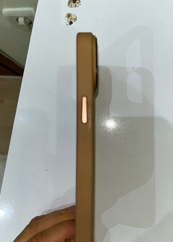 Bej Parlak Telefon Kılıfı IP13/14 - Görsel 4