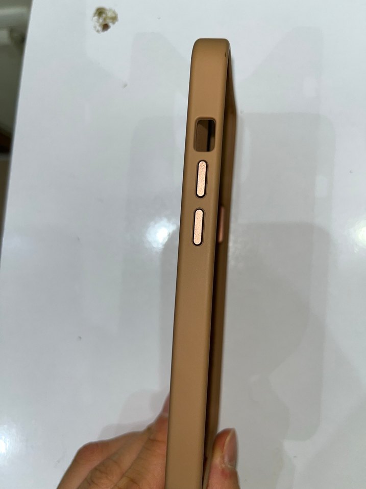 Bej Parlak Telefon Kılıfı IP13/14 - Görsel 2