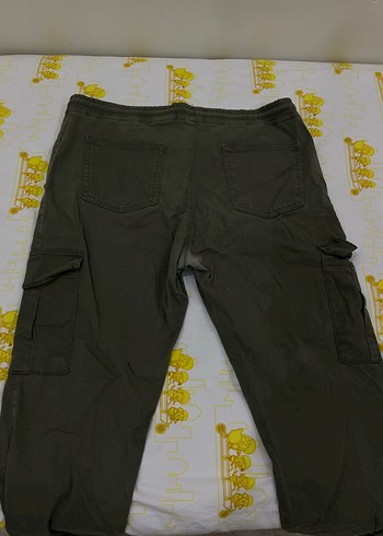 Gri Kamuflajlı Bel Detaylı Erkek Kargo Pantolon - Görsel 3