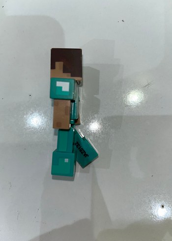 Kare Piksel Tasarımlı Kahverengi Aksiyon Figürü - Görsel 2