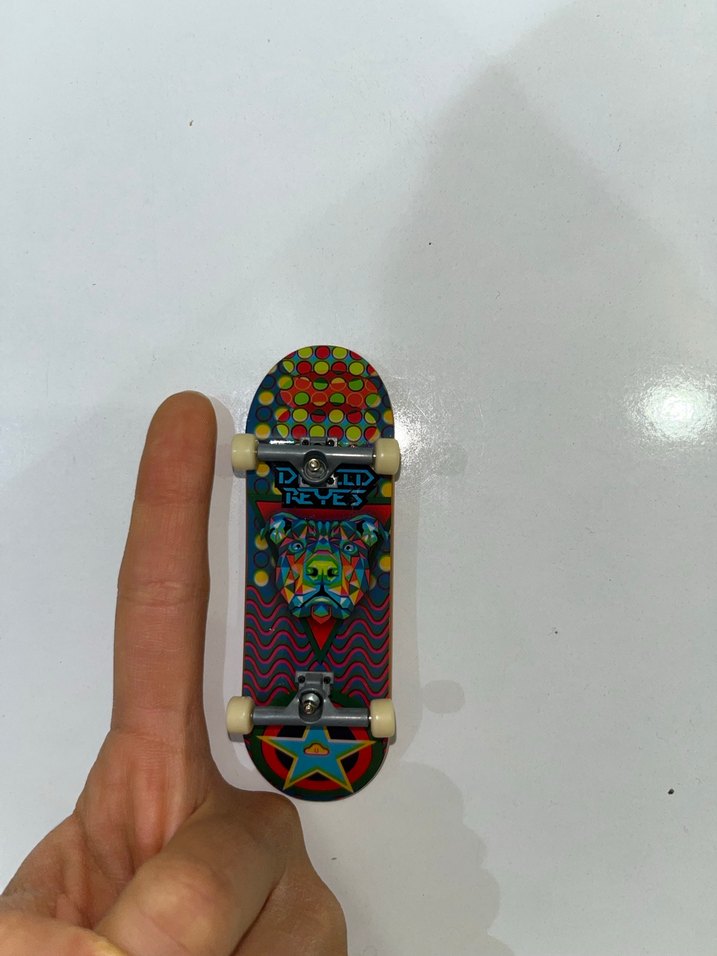 Renkli Desenli Mini Kaykay Oyuncak - Görsel 2