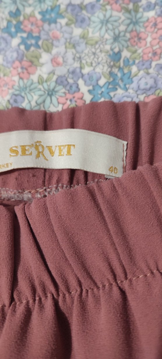 Pembe Uzun Kollu Salaş Tunik takımı - Görsel 3