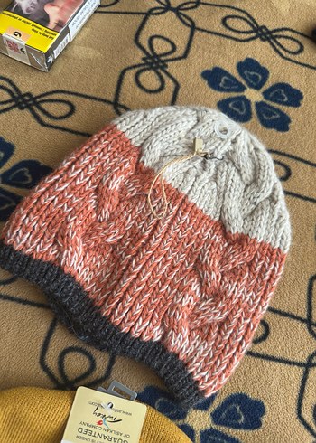 Renkli Nakışlı Kadın Bere - Görsel 4