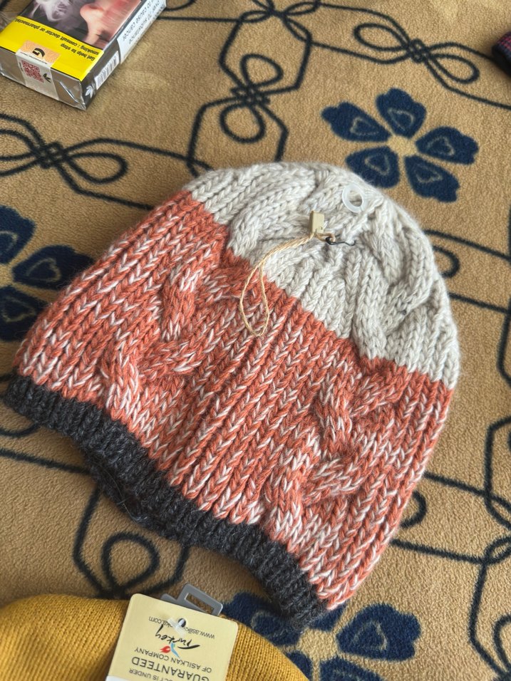 Renkli Nakışlı Kadın Bere - Görsel 4