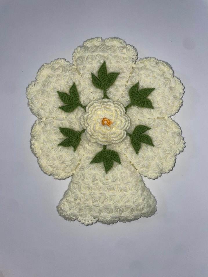 el emeği, çeyizlik, tığ oyası, örgü lif, banyo lifi, hediyelik - Görsel 2