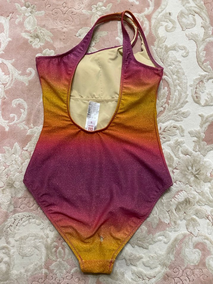 Renkli Bağlamalı Bohem Kadın Mayo - Görsel 3