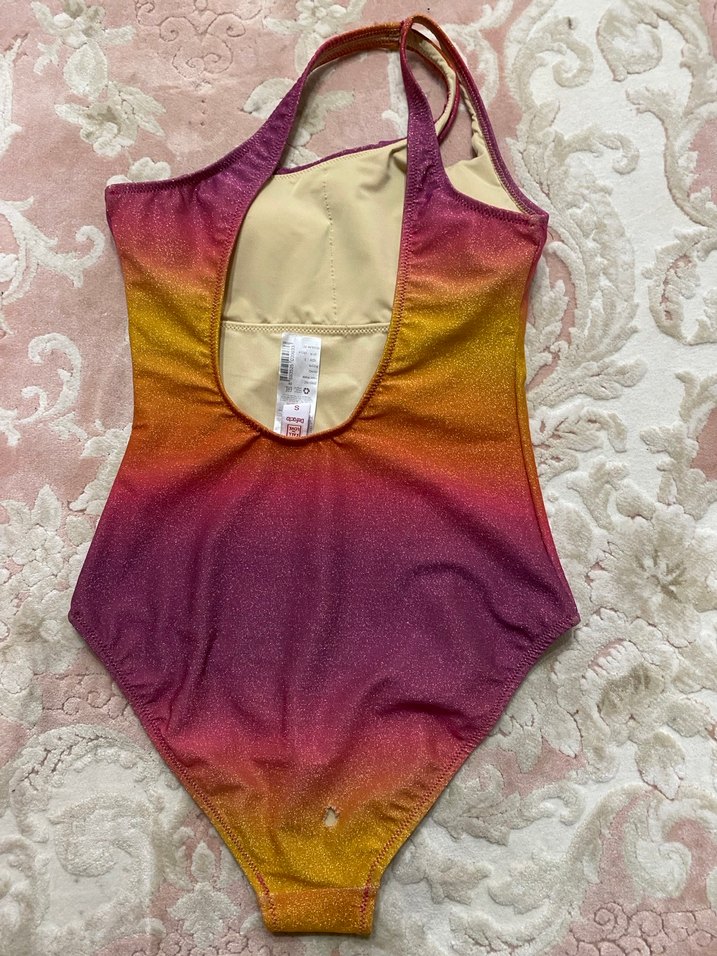 Renkli Bağlamalı Bohem Kadın Mayo - Görsel 2