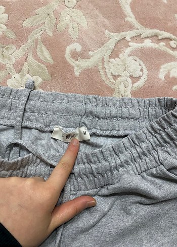 Gri Kadın Rahat Kesim Eşofman Altı - Görsel 4