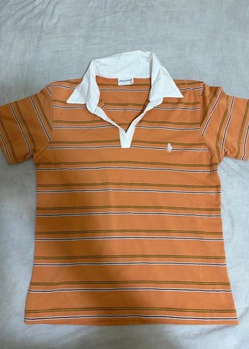 U.S Polo Assn. Turuncu Cizgili Polo Tisort