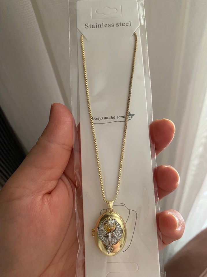 Çelik Anka kuşu madalyon kolye - Görsel 3