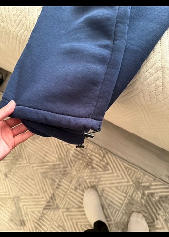 Lacivert Fermuarlı Rahat Kesim Eşofman - Görsel 3