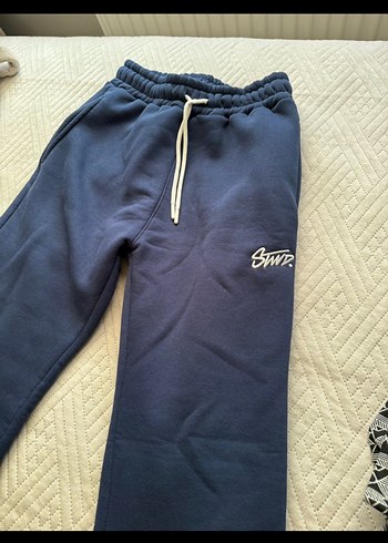 Lacivert Fermuarlı Rahat Kesim Eşofman - Görsel 2