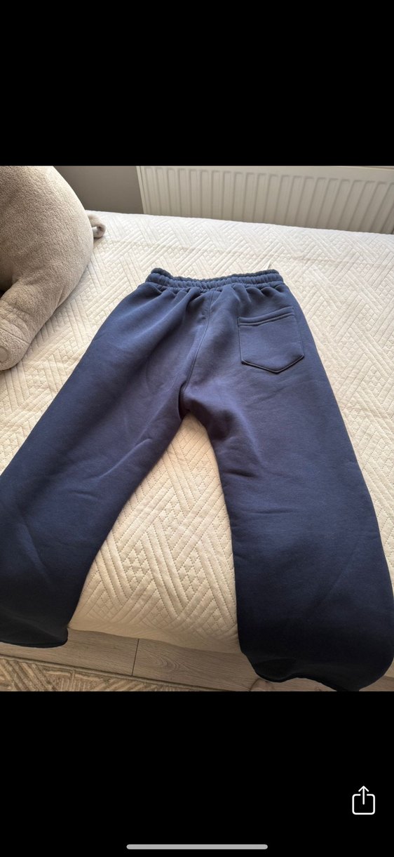 Lacivert Fermuarlı Rahat Kesim Eşofman - Görsel 5