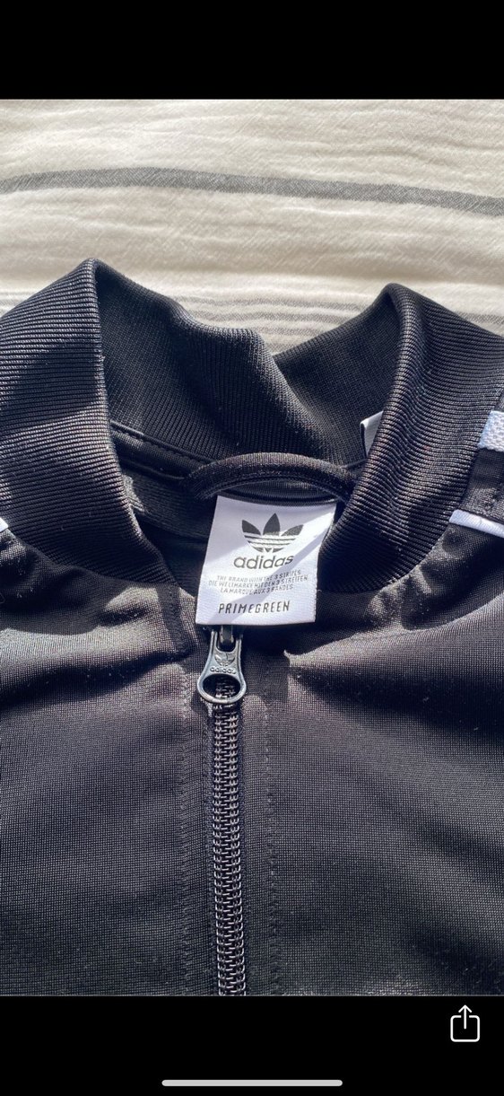 Adidas Siyah Fermuarlı Spor Ceket xs - Görsel 4