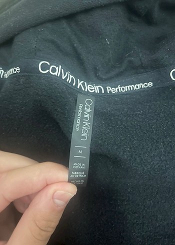 Calvin Klein Siyah Fermuarlı Kapüşonlu Sweatshirt - Görsel 4