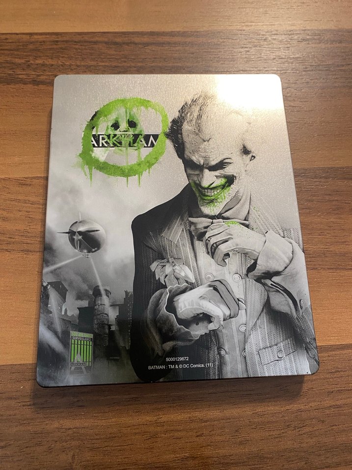 Batman Arkham City Steelbook metal kutu Ps3 oyun - Görsel 2