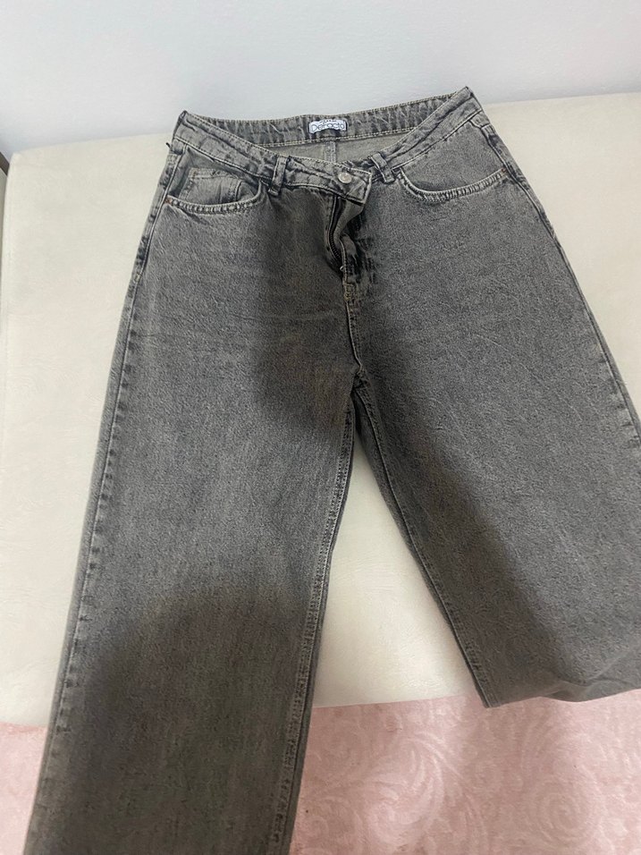 Defacto Gri Bol Kesim jean - Görsel 3