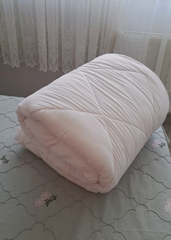 Beyaz Düz Yorgan - Görsel 5