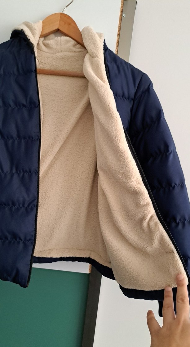 Lacivert Erkek Çocuk Fermuarlı Ceket - Görsel 2