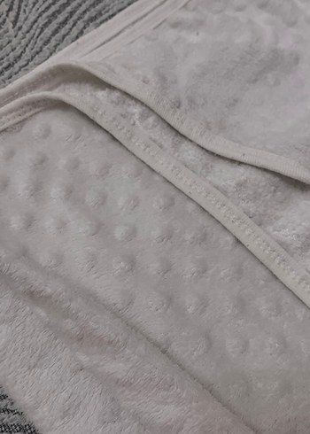 İnce  bebek Battaniyesi, Noktalı Dokulu - Görsel 3