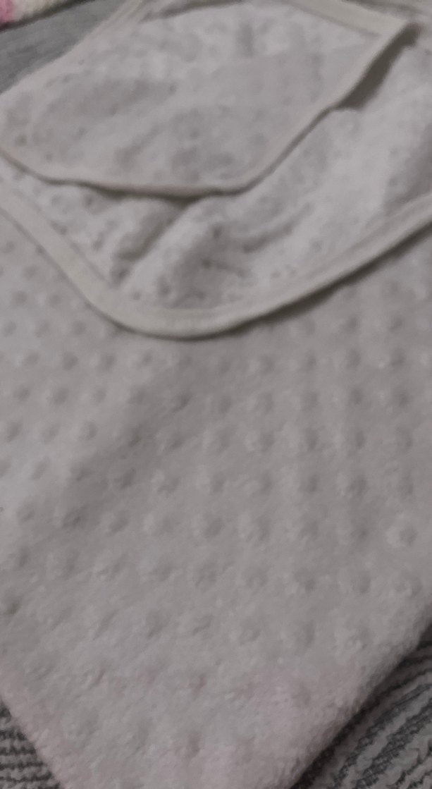 İnce  bebek Battaniyesi, Noktalı Dokulu - Görsel 2