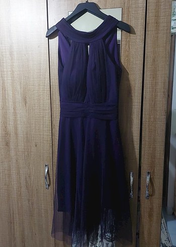 Mor simli elbise - Görsel 2